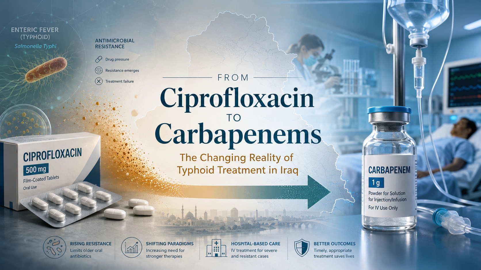 From Ciprofloxacin to Carbapenems: The Changing Reality of Typhoid Treatment in Iraq